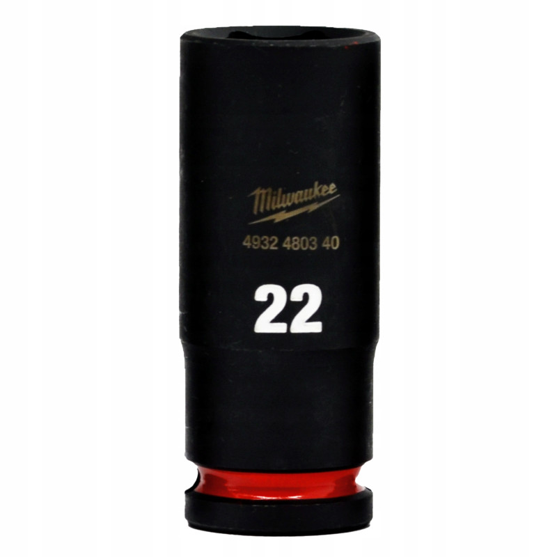 Nasadka udarowa 1/2" HEX 22 mm długa MILWAUKEE