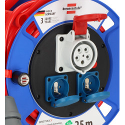 Przedłużacz bębnowy Garant CEE 1 IP44 25m AT-N07V3V3-F 5G1.5 FR BRENNENSTUHL
