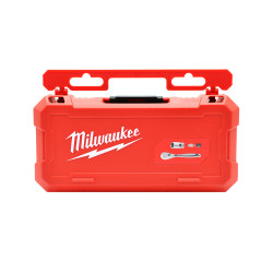 Grzechotka, nasadki 1/4“ i bity 38szt MILWAUKEE