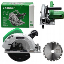 Pilarka tarczowa 1050W 5500rpm Tarcza 185 mm głębokość cięcia 68mm HIKOKI