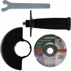 Szlifierka kątowa 125mm, 11 500/min, M14, 1400W płynny start, re-start protection HIKOKI