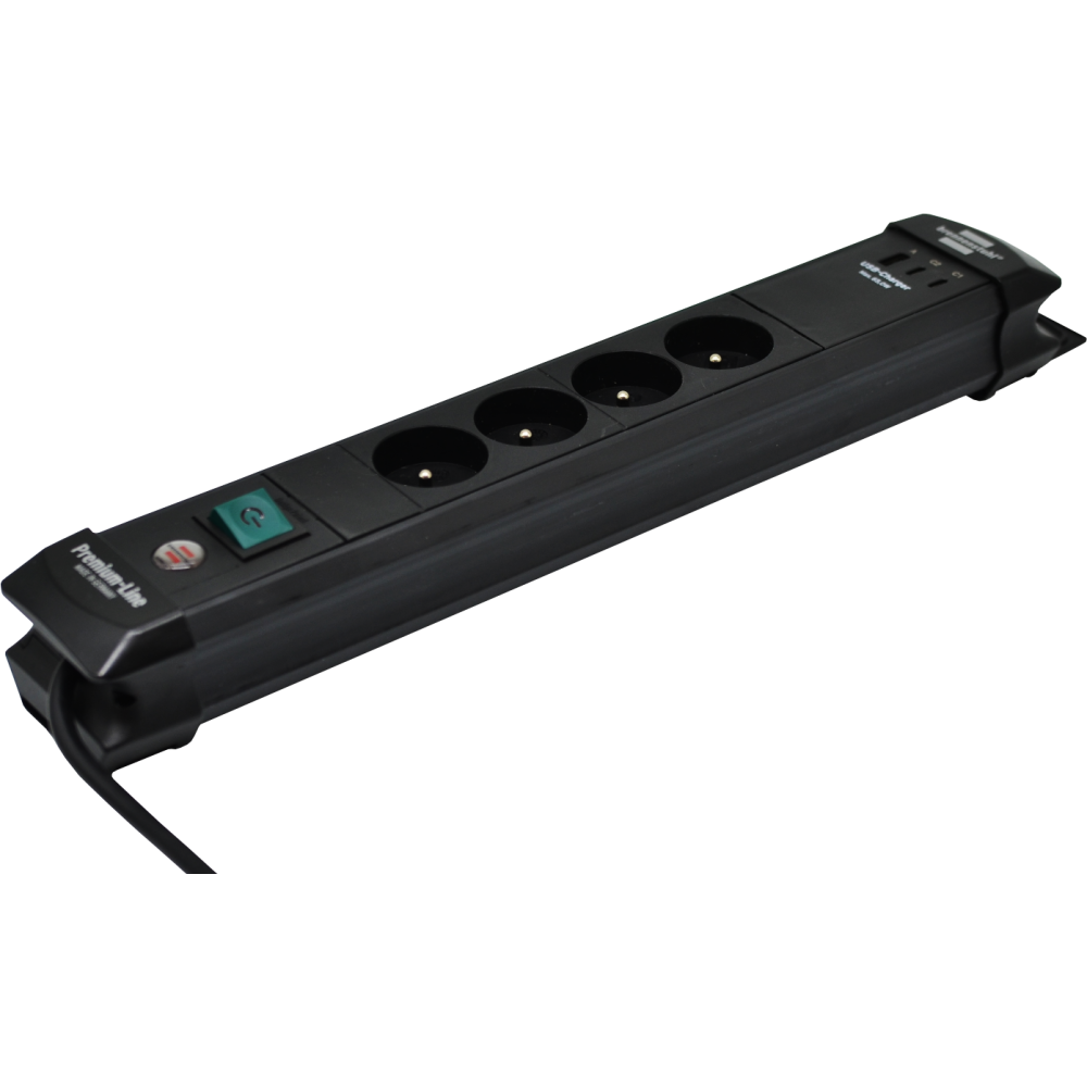 Listwa zasilająca Premium-Line z 4 gniazdami i USB C PD 65W i USB A 18W BRENNENSTUHL