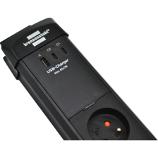 Listwa zasilająca Premium-Line z 4 gniazdami i USB C PD 65W i USB A 18W BRENNENSTUHL