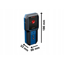 Detektor GMS 100-23 Wykrywacz przewodów metali Bosch Professional