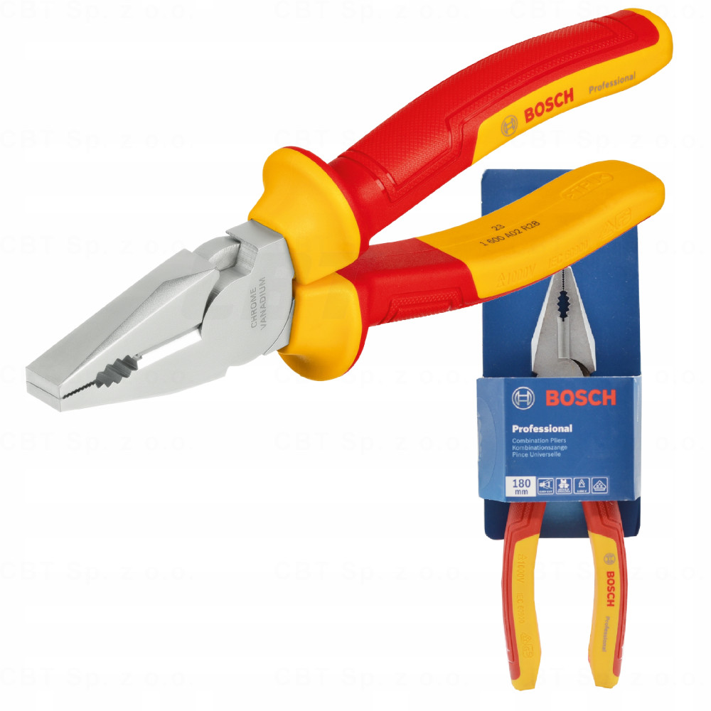 Szczypce uniwersalne izolowane 180 mm VDE Bosch