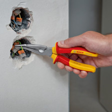 Szczypce wydłużone zagięte 40° długie 200 mm BOSCH