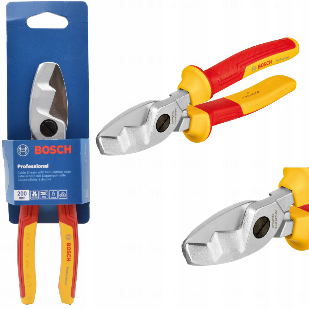 Szczypce do zdejmowania izolacji i cięcia drutu 200 MM BOSCH