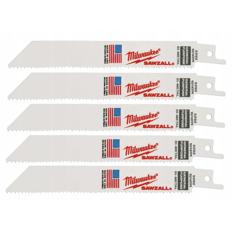 Brzeszczot bimetal CO 150/2,5/1,8 mm (5 sztuk) MILWAUKEE