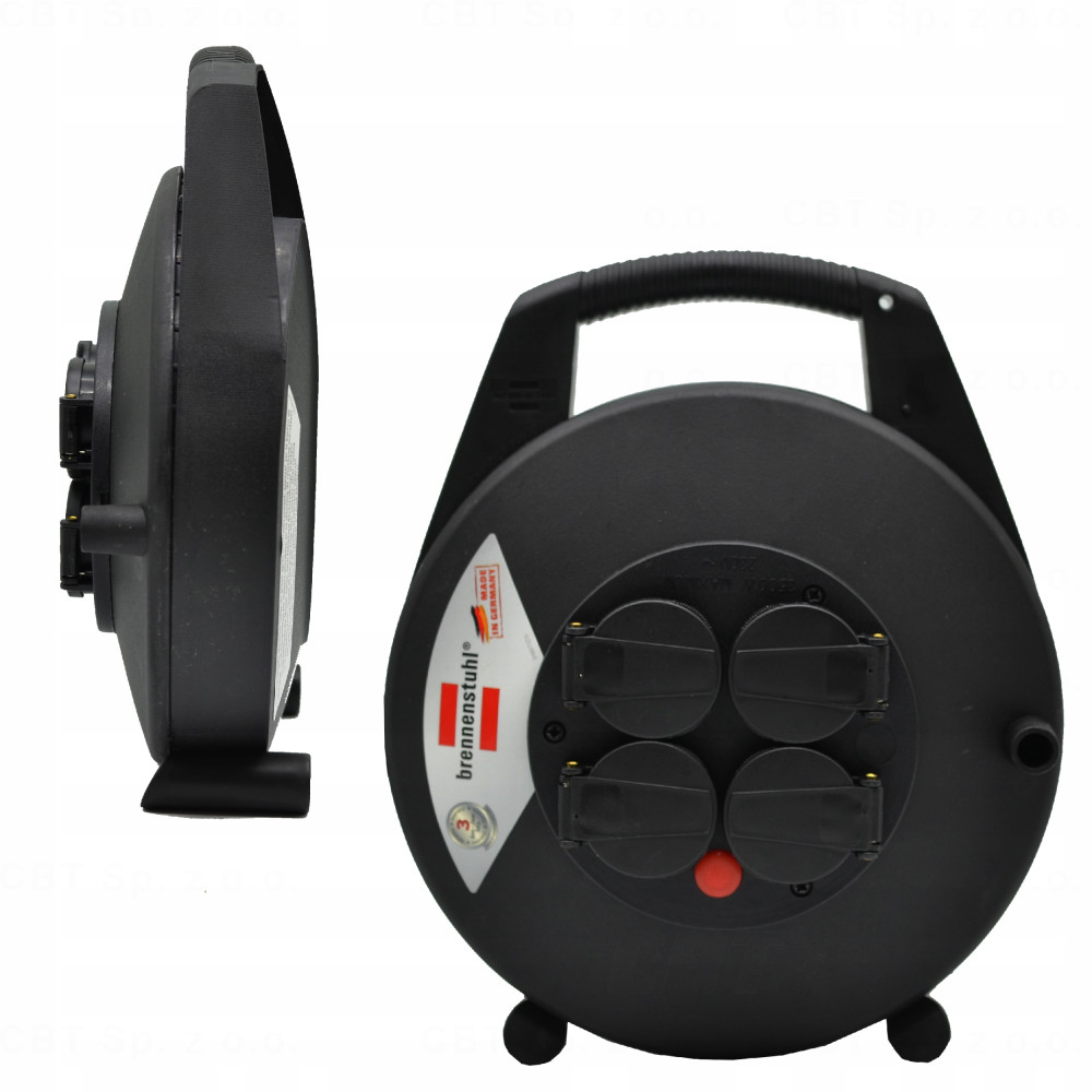 Przedłużacz zwijany Vario Line Box 8 m 4 gniazda Brennenstuhl