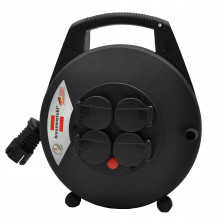 Przedłużacz zwijany Vario Line Box 8 m 4 gniazda Brennenstuhl