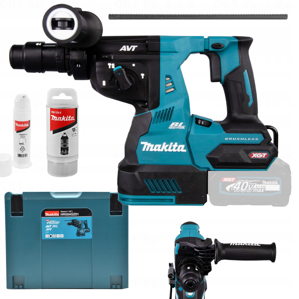 Akumulatorowa młotowiertarka SDS PLUS 40V XGT HR004GZ01 Makita