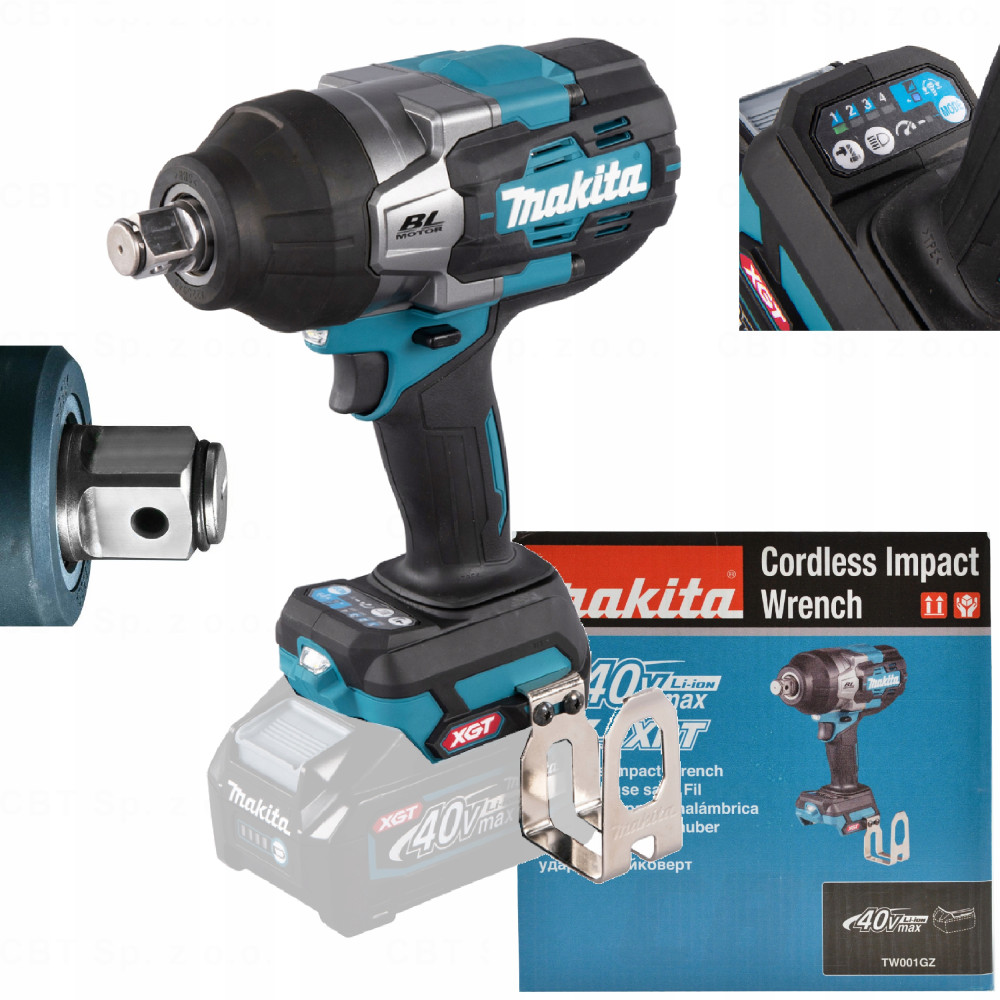 Akumulatorowy klucz udarowy TW001GZ 40V XGT Makita