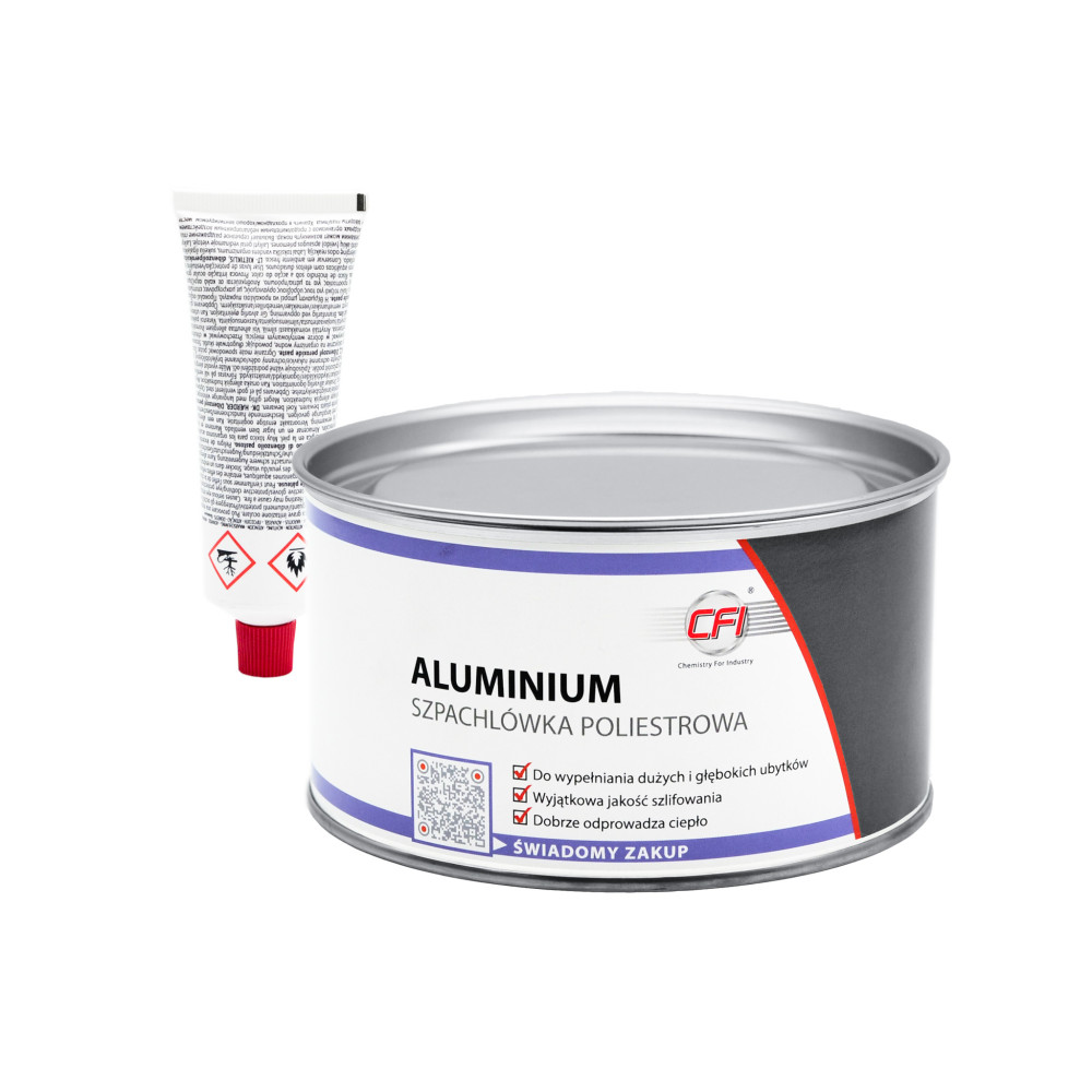 Szpachlówka poliestrowa z aluminium 1,8 kg CFI