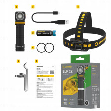 Latarka Elf C2 USB-C PCB Zimna/Cold Armytek