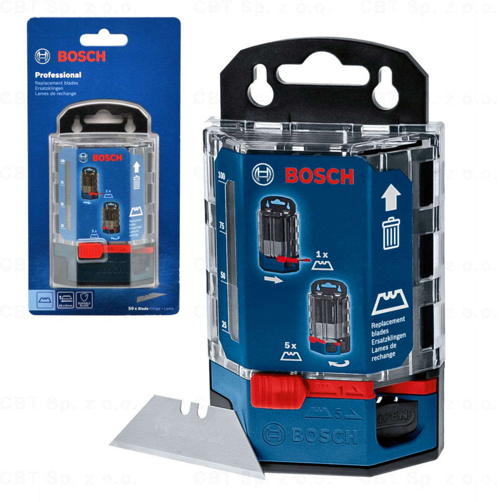 Zestaw ostrzy z dozownikiem 50 szt. Bosch Professional