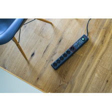 Listwa przeciwprzepięciowa 19.500A 6 gniazd 3m H05VV-F 3G1.5 Secure Tec Mail follow BRENNENSTUHL