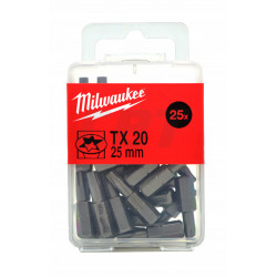 Bit torx TX20 długość 25 mm (25 sztuk) MILWAUKEE
