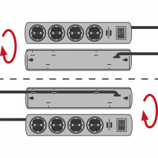 Listwa zasilająca 8 gniazd 2m Primera-Line BRENNENSTUHL