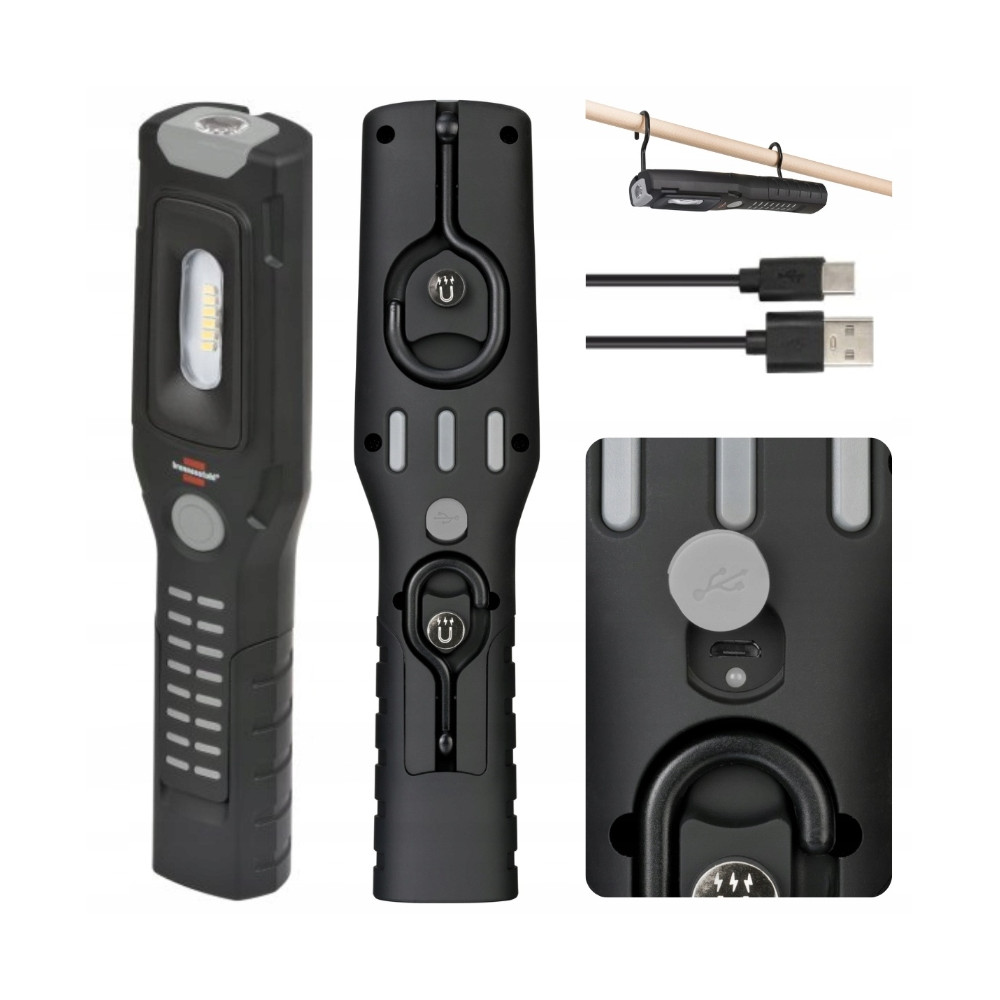 Ręczna lampa akumulatorowa LED HL 501 A 500+120lm BRENNENSTUHL