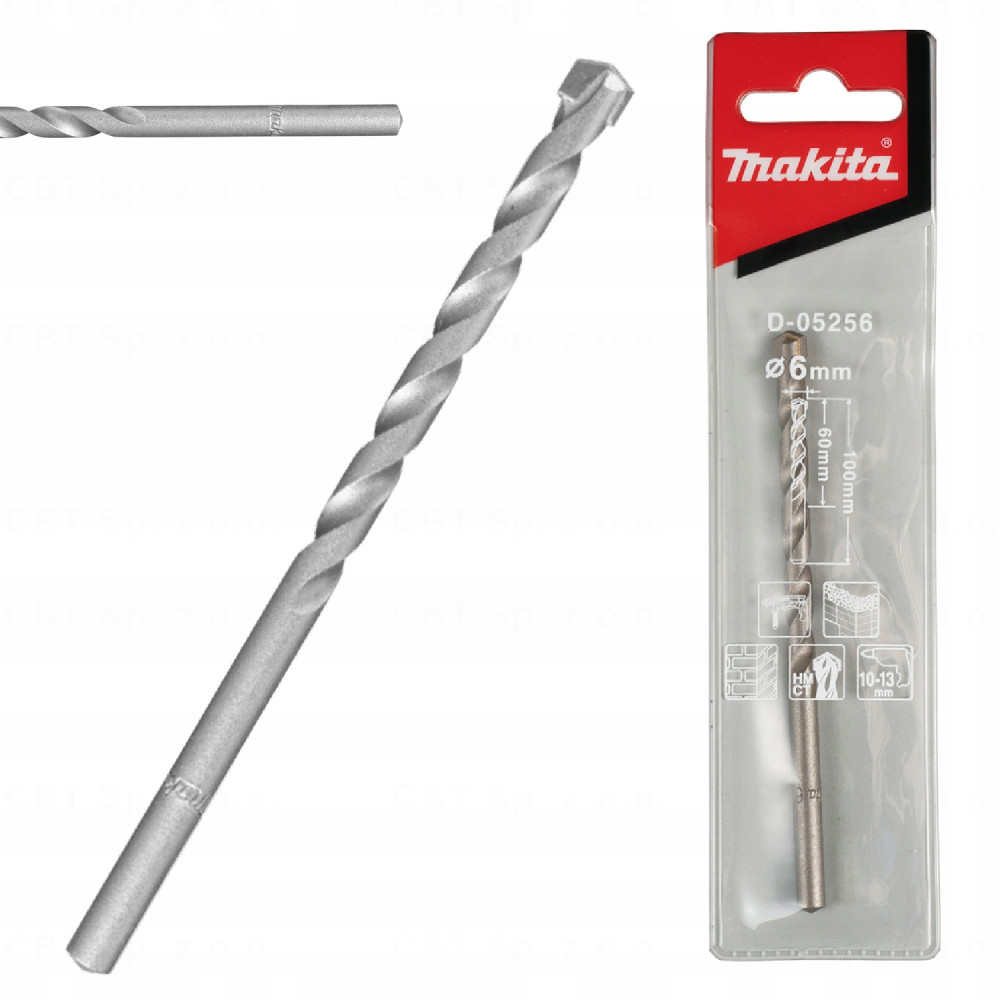 Wiertło do betonu 6 x 100 mm Makita