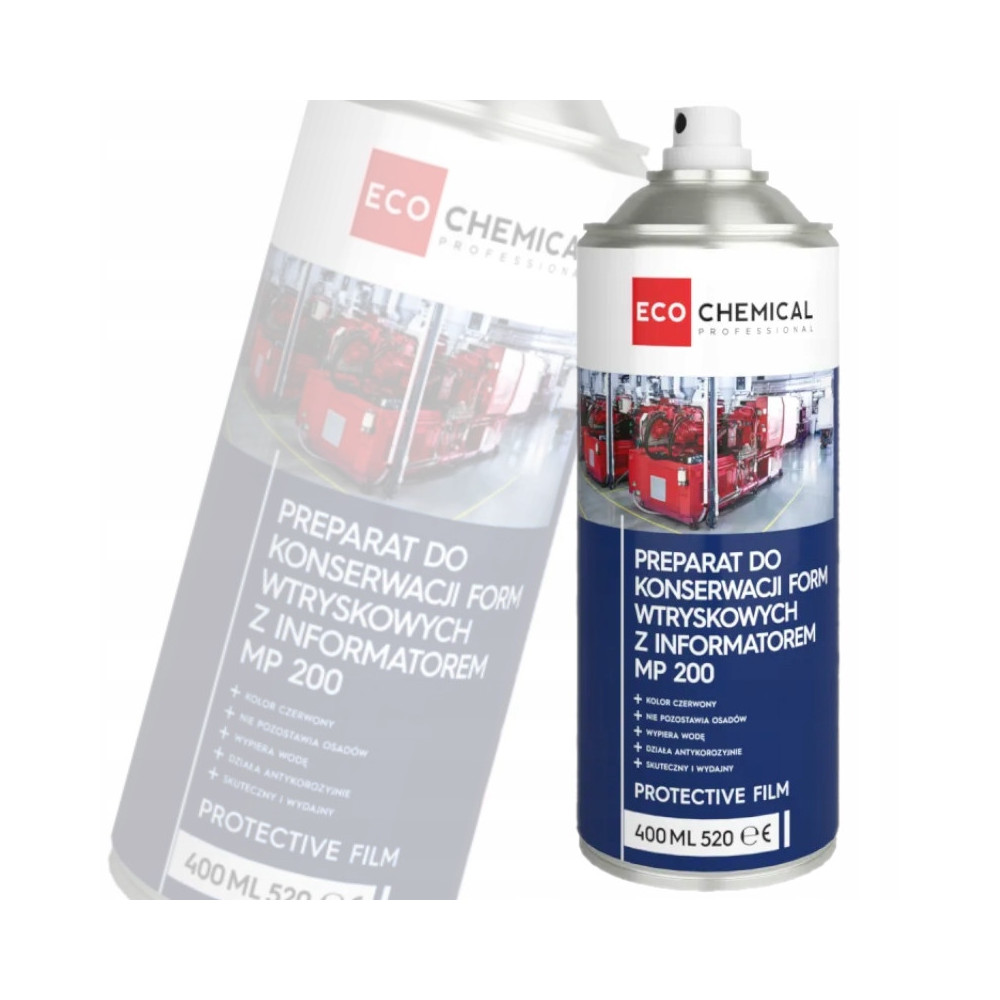 Środek do konserwacji form wtryskowych z informatorem czerwonym MP 200 400 ml ECOCHEMICAL
