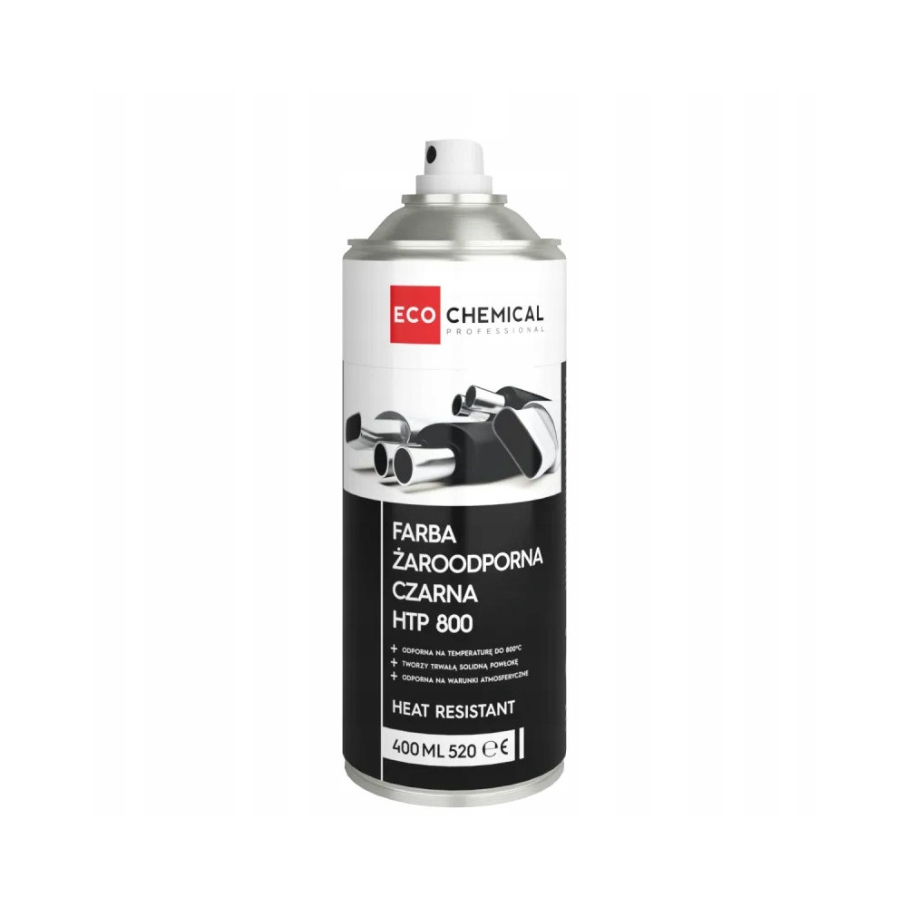 LAKIER TERMICZNY CZARNY HTP 800 BLACK - 400ml ECOCHEMICAL