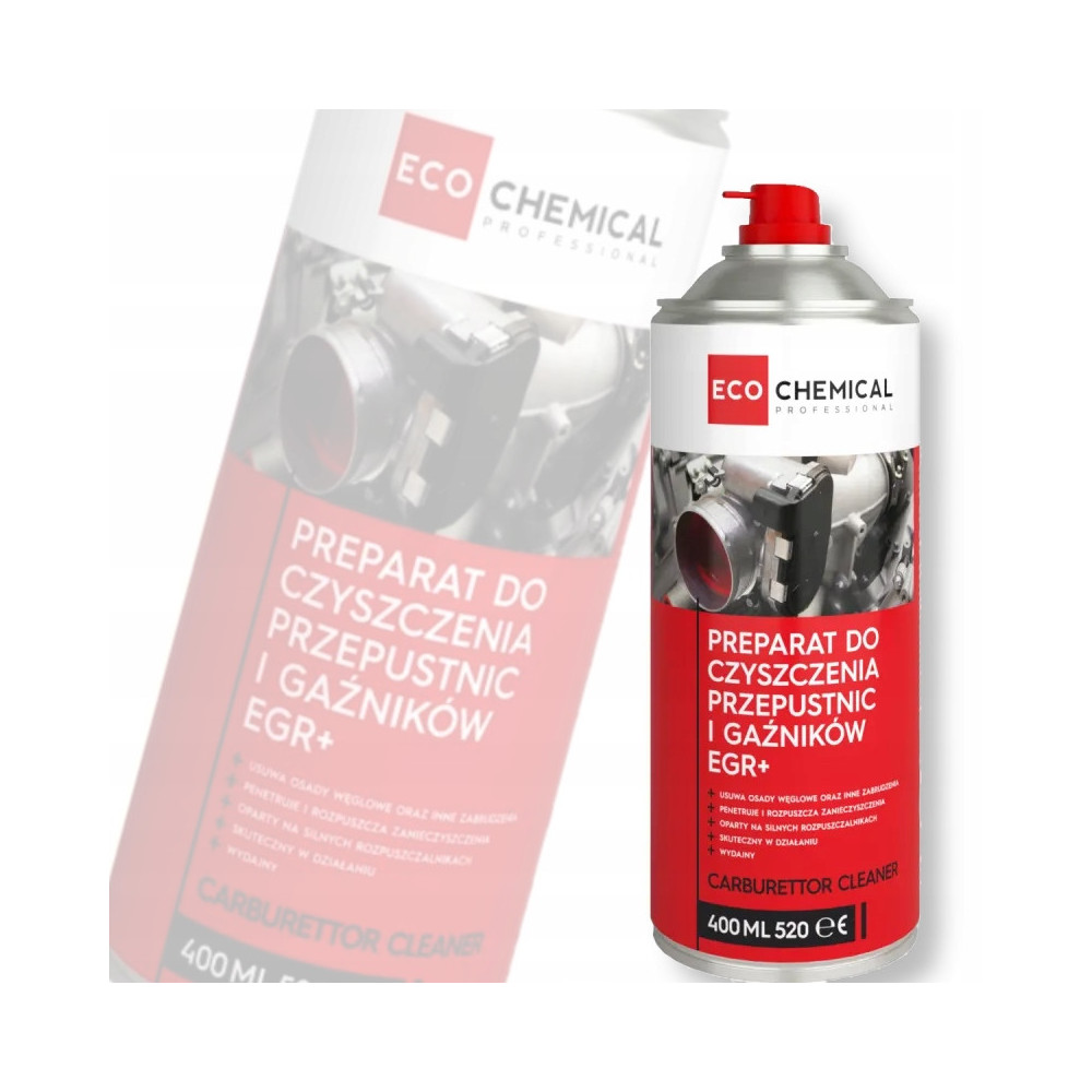 PREPARAT DO CZYSZCZENIA PRZEPUSTNIC I GAŹNIKÓW EGR PLUS DEAGRESER - 400 ml ECOCHEMICAL
