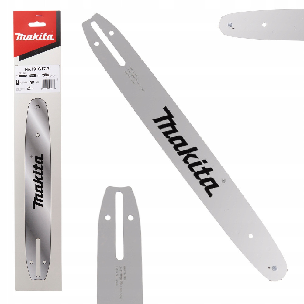 Prowadnica do piły łańcuchowej 40cm 1,1mm 3/8" 56 ogniw MAKITA