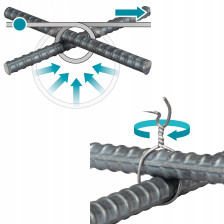 WIĄZARKA DO ZBROJEŃ 40V 2x4.0Ah XGT TR001GU201 MAKITA