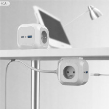 Listwa zasilająca 4 gniazda 2 USB ALEA Power 1,4m  USB-C.