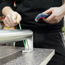 Zestaw kluczy trzpieniowych w uchwycie ProStar Trzpień sześciokątny z główką kulistą, 9-cz., pokryty farbą luminescencyjną WIHA