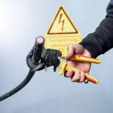 Wiha Szczypce do przewodów electric do 300 mm2 z funkcją grzechotki 275 mm, 10" WIHA