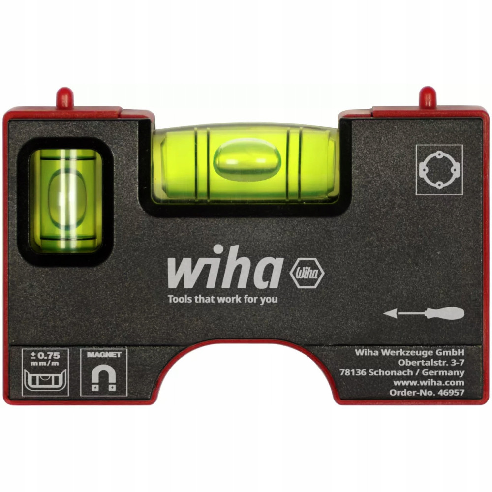 Poziomica kieszonkowa dla elektryków SB 246-92 WIHA