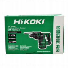 Młotowiertarka akumulatorowa 18V, 26mm, SDS+ 3,2J HIKOKI