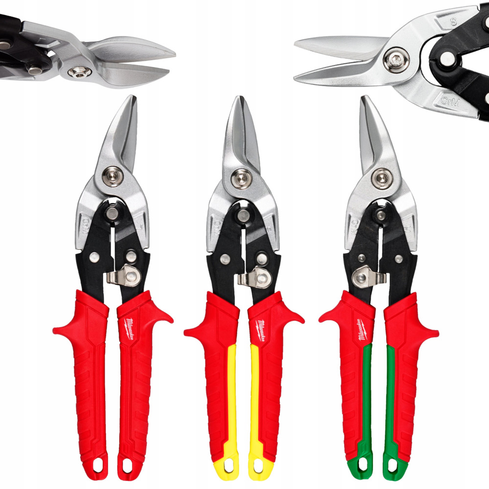 Zestaw nożyc do blachy (3-częściowy) Milwaukee