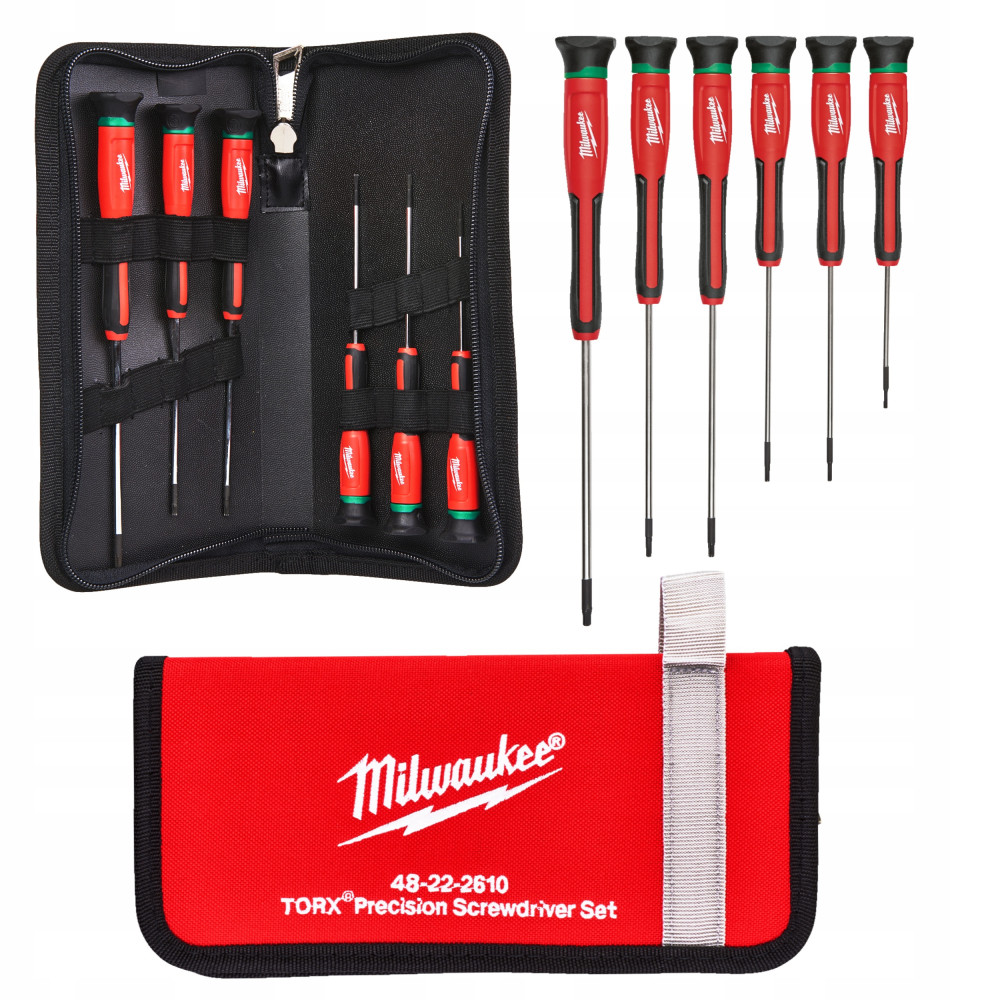 Zestaw wkrętaków TORX 6 elementów precyzyjnych MILWAUKEE