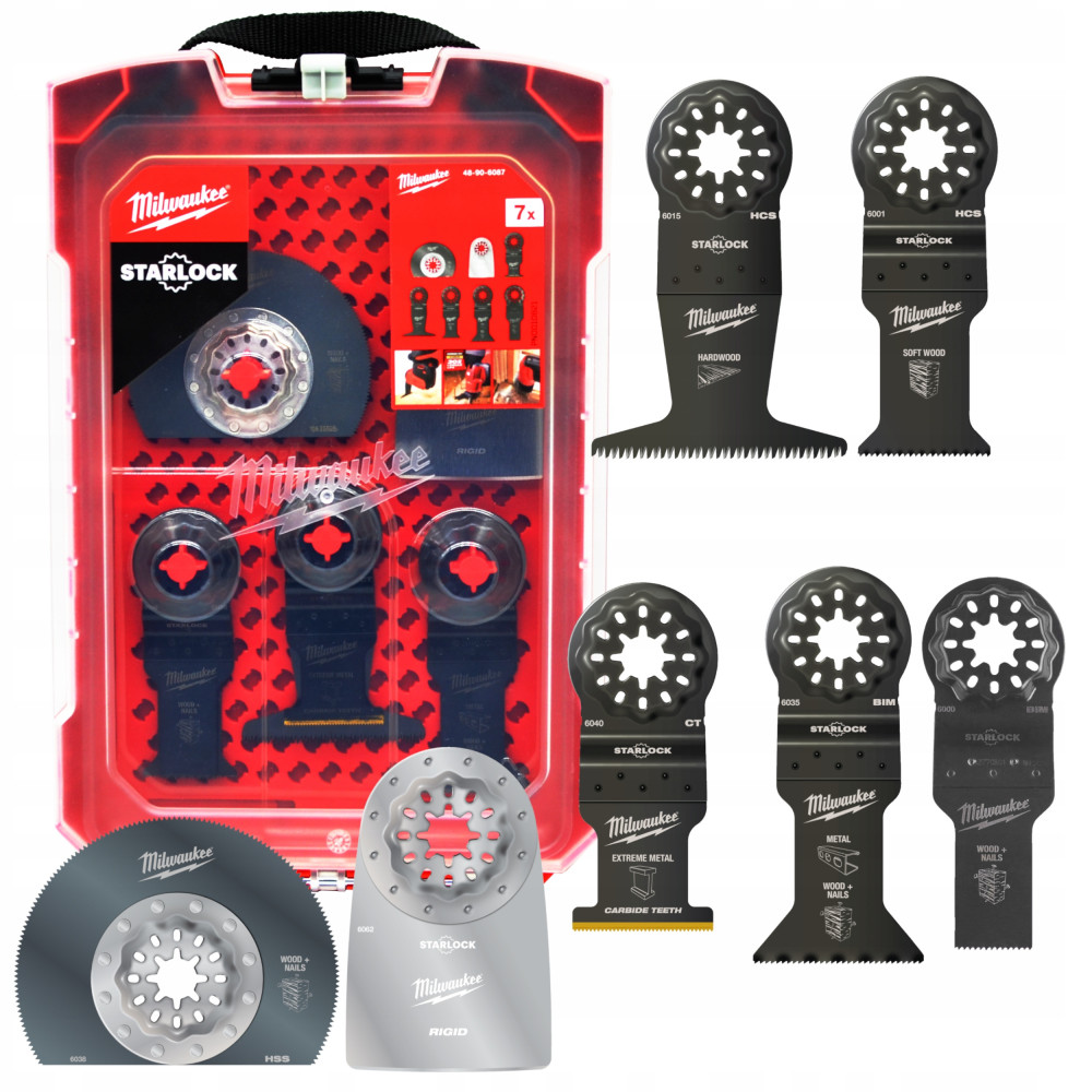 Zestaw ostrzy OMT STAR-LOK 7 szt. MILWAUKEE