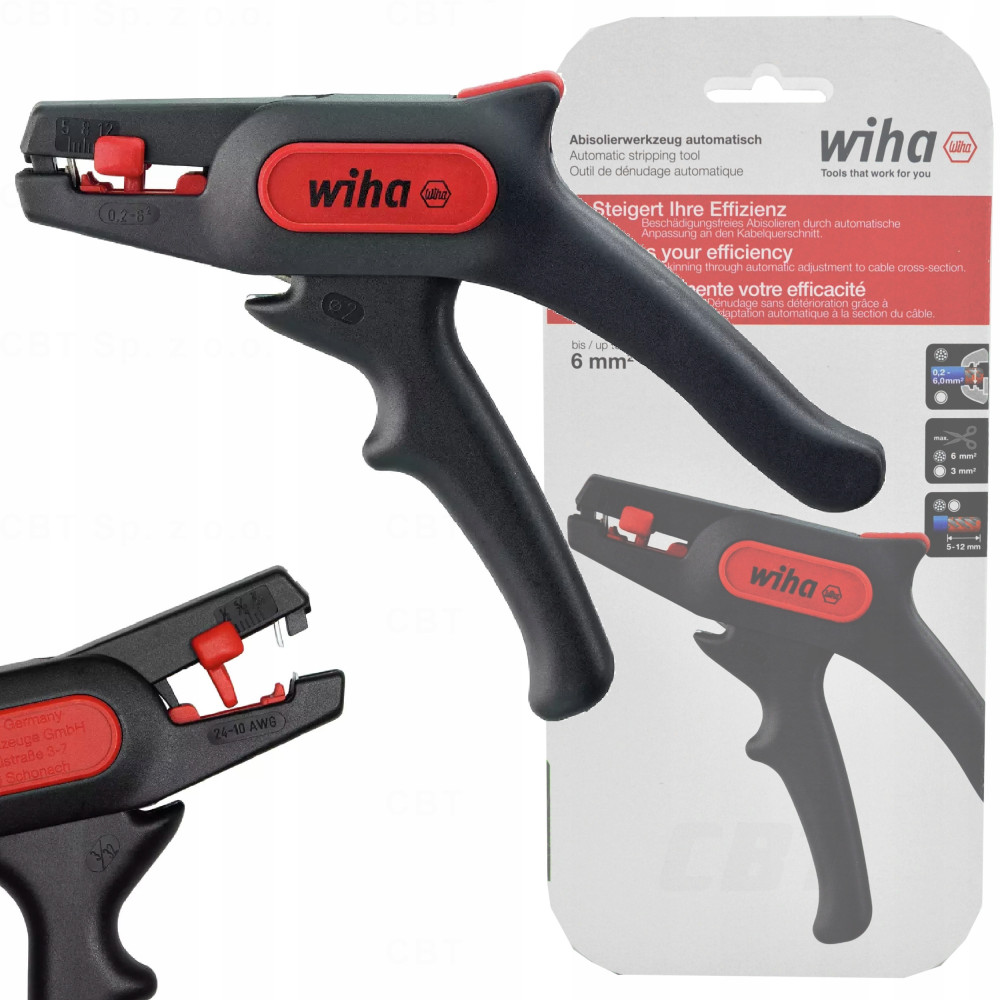 Automatyczne urządzenie do ściągania izolacji 0,2-6,0 mm2 WIHA
