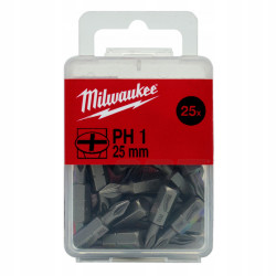 Bit philips PH1 długość 25 mm (25 sztuk) MILWAUKEE