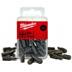 Bit philips PH1 długość 25 mm (25 sztuk) MILWAUKEE