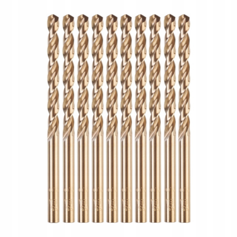 Wiertło do metalu fi 5,0 mm HSSG RED COBALT (10 sztuk) MILWAUKEE