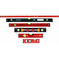 Poziomnica czerwona 150 cm PRO