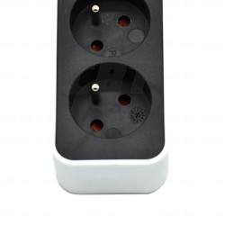 Listwa zasilająca ECOLOR 3 gniazda, białoczarna, 1,5m BRENNENSTUHL