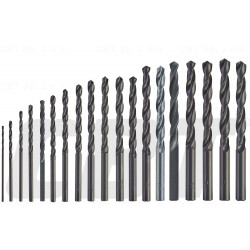Wiertła 110 mm, co 0,5 mm kaseta met. (19 sztuk)