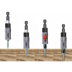 Uchwyt na bity MagicFlip Force magnetyczny z magnesem pierścieniowym, 1/4" 62 mm WIHA