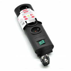 Listwa zasilajaca PrimeraLine 4 gniazda czarny 1,5m H05VVF 3G1,5 BRENNENSTUHL