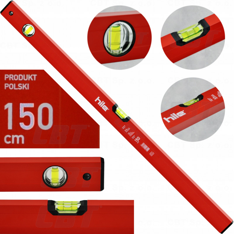 Poziomnica długość 150 cm HILE