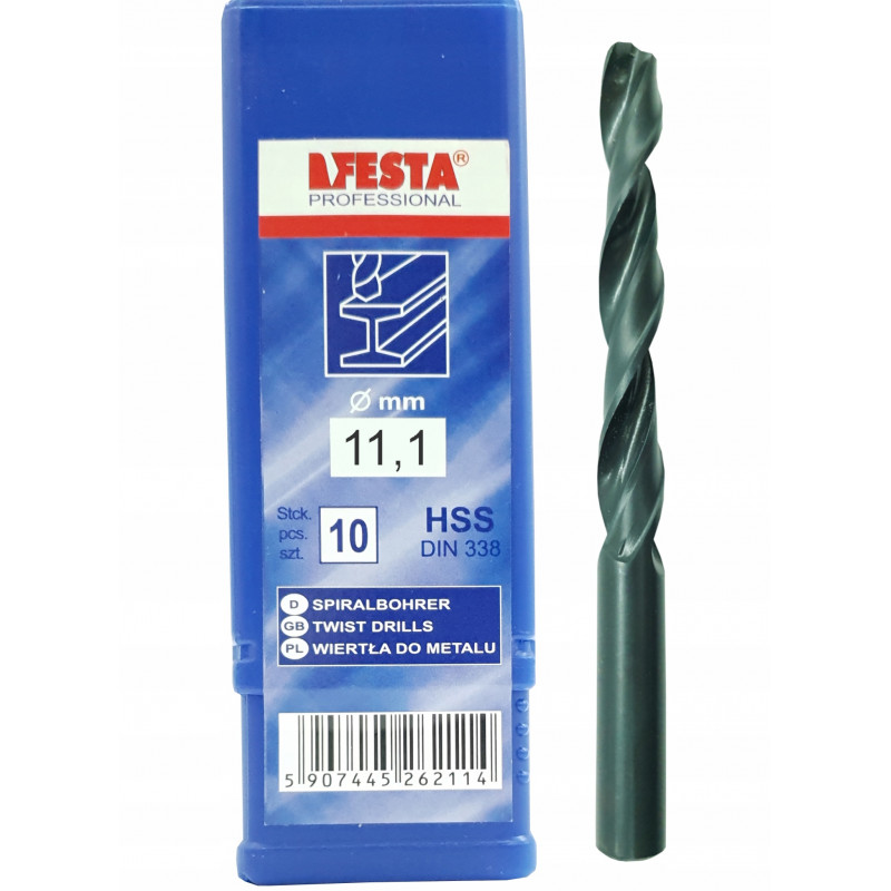 Wiertło NWKa 11,1 mm DIN 338 FESTA