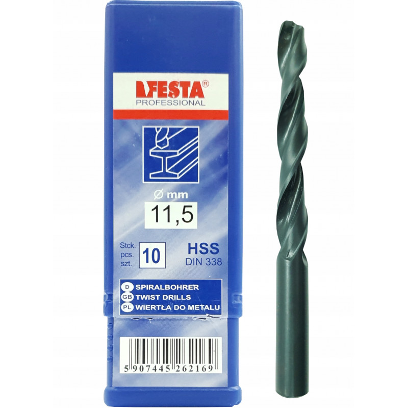 Wiertło NWKa 11,5 mm DIN 338 FESTA