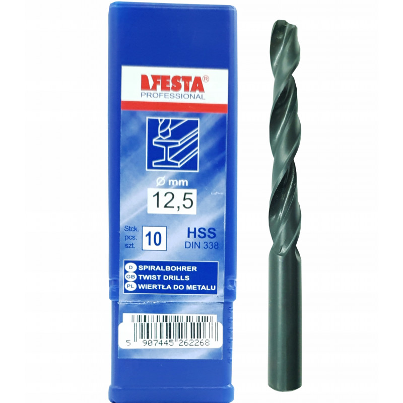 Wiertło NWKa 12,5 mm DIN 338 FESTA